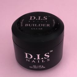 Dis Builder gel, 28 г (clear, pink)