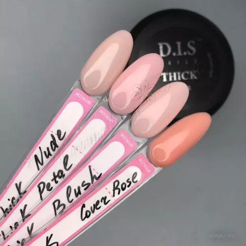 DIS Thick gel, 28 г (cover blush, nude, petal, rose)