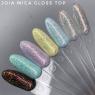 Joia vegan MICA Gloss Top глянсовий з декоративною слюдою без липкого шару, 8 мл