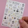 Slidiz Слайдеры на водной основе размер 7х10 см, 1 шт