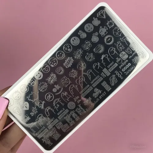 RichColor Пластина для стемпинга 6х12 см, 1 шт