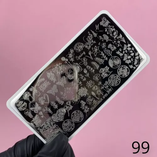 RichColor Пластина для стемпинга 6х12 см, 1 шт
