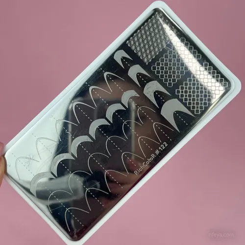 RichColor Пластина для стемпинга 6х12 см, 1 шт