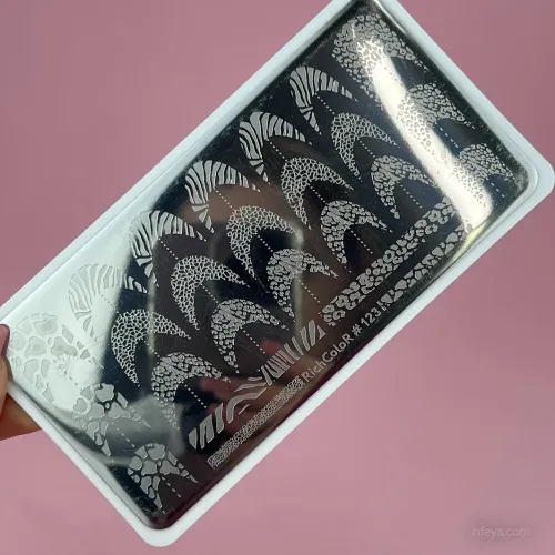 RichColor Пластина для стемпинга 6х12 см, 1 шт