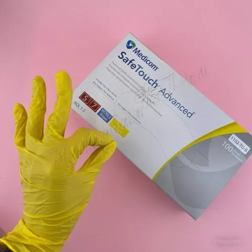 Medicom SafeTouch Рукавички нітрилові жовті (1102 TG) 3,8 г, 100 шт