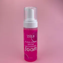 ZOLA Bubblegum Brow Cleansing Пена для бровей очищающая розовая, 150 мл