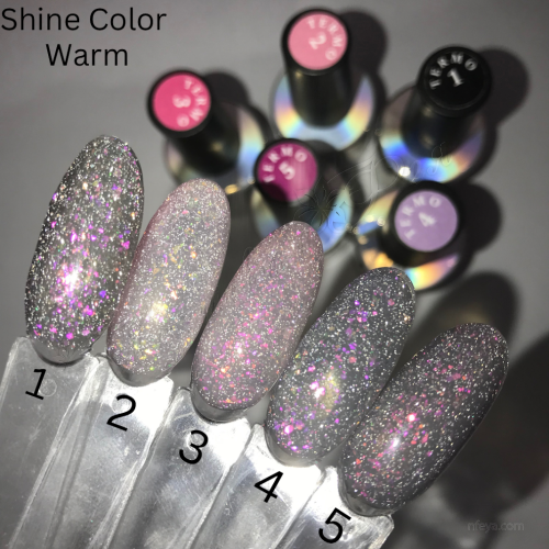 Shine Color Termo Термо гель-лак со светоотражающим эффектом, 8 мл