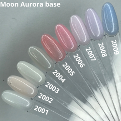 Moon Full Rubber Base AURORA База с шиммером, 8 мл