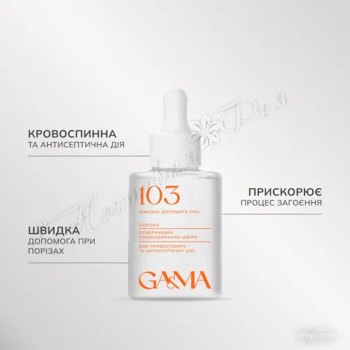 GA&MA 103 Hemostatic Fluid Кровоостанавливающая жидкость, 30 мл