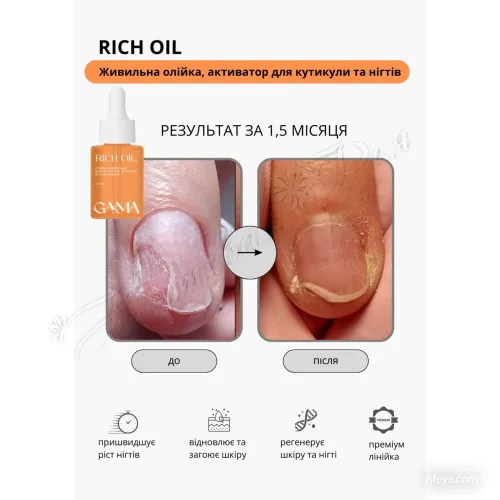 GA&MA Rich Oil Масло питательное со скваленом для кутикулы, 10 мл