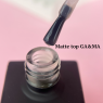 GA&MA Extra Matte Top Матовый топ с липким слоем, 15 мл
