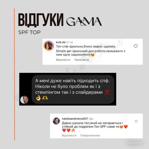 GA&MA Top SPF Топ без липкого слоя, 15 мл