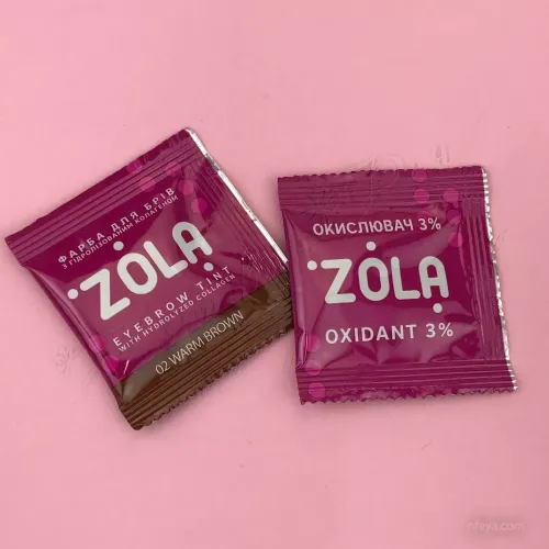 ZOLA Фарба для брів з колагеном та окислювачем (у саші), 5 мл
