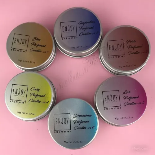 Enjoy shimmer Свеча парфюмированное, 30 г