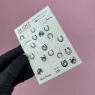 Slidiz FOIL Слайдеры на водной основе размер с фольгой 7х10 см (020223), 1 шт