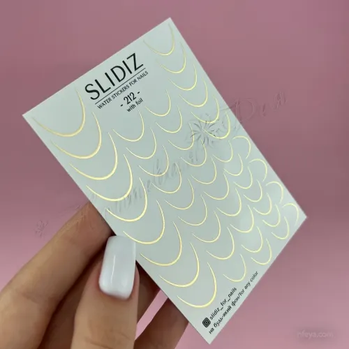 Slidiz FOIL Слайдери на водній основі розмір з фольгою 7х10 см (020223), 1 шт.