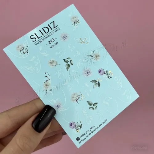 Slidiz FOIL Слайдери на водній основі розмір з фольгою 7х10 см (020223), 1 шт.