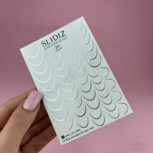 Slidiz FOIL Слайдери на водній основі розмір з фольгою 7х10 см (020223), 1 шт.