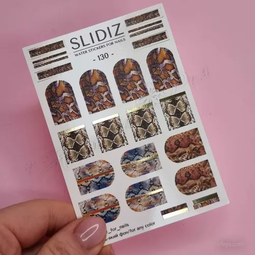 Slidiz FOIL Слайдеры на водной основе размер с фольгой 7х10 см (020223), 1 шт