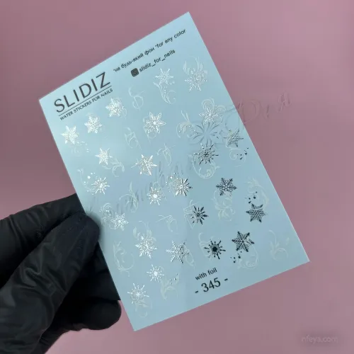 Slidiz FOIL Слайдеры на водной основе размер с фольгой 7х10 см (020223), 1 шт