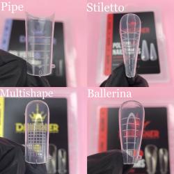 Designer Poligel Nail forms Верхние формы, 120 шт