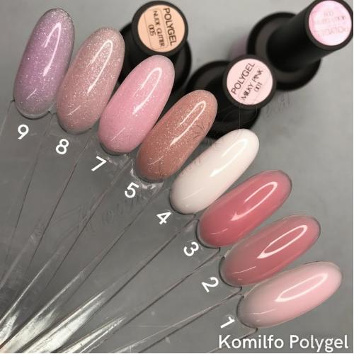Komilfo Polygel Полигель, 15 мл