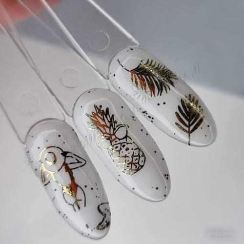 Saga Paint with Sticky layer Краска для стемпинга с липким слоем, 8 мл