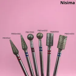 Nisima  PRO Насадка алмазная с двумя насечками Корея, 1 шт