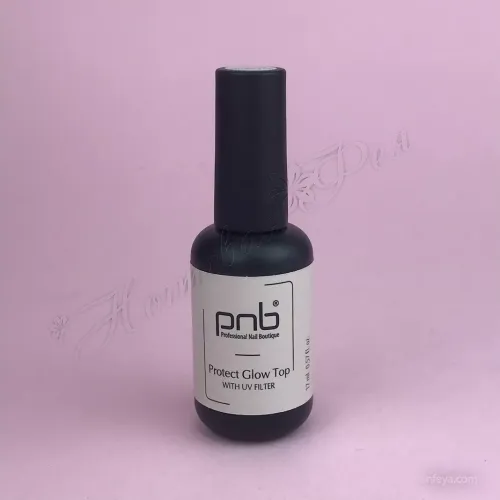 PNB Protect Glow Top Топ без липкого шару з ультрафіолетовим фільтром з ультраглянцем, 17 ml