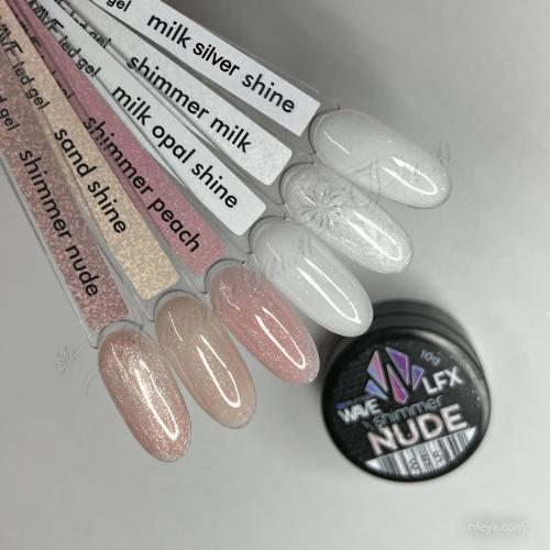 Wave Eurogel LFX Камуфлирующий, 10 г (Sand Shine, Milk SILVER, OPAL) led