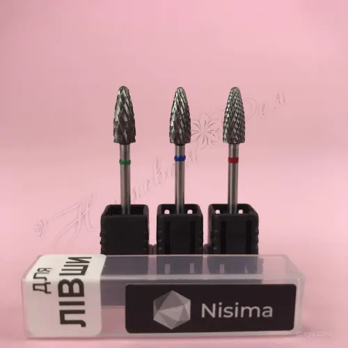 Nisima PRO L Фреза твердосплавна Корея для ЛІВШІ, 1 шт