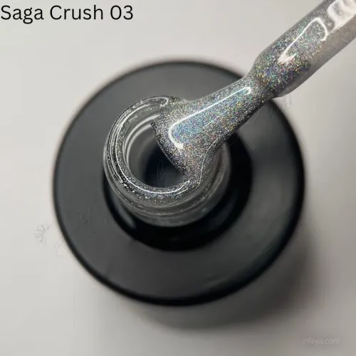 Saga Crush Top Топ без липкого шара с блестками, 9 мл