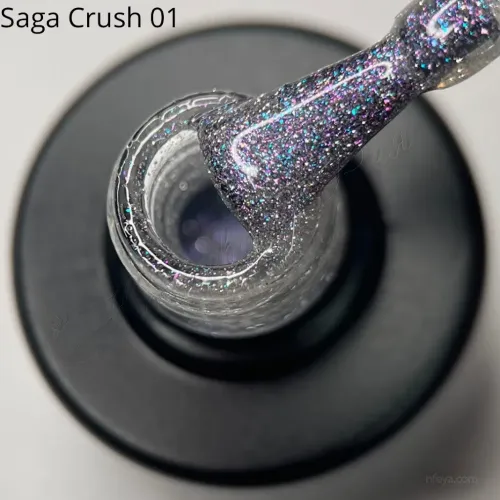 Saga Crush Top Топ без липкого шара с блестками, 9 мл