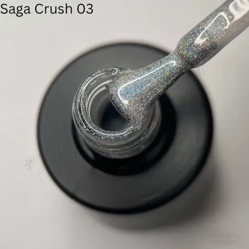 Saga Crush Top Топ без липкого слоя с блестками, 9 мл