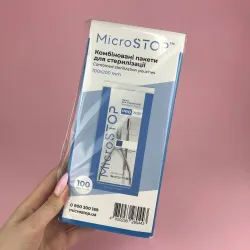 MicroStop Крафт-пакеты прозрачные 100х200, 100 шт.