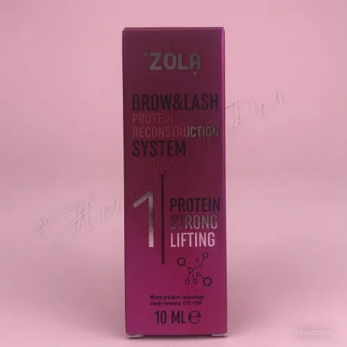 ZOLA Brow&Lash Protein Reconstruction System Склады для ламинирования с протеином (№1, №2, №3), 10 мл