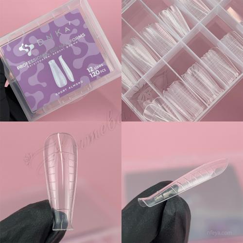 DNKa Top nail forms Верхні форми для нарощування, 120 шт