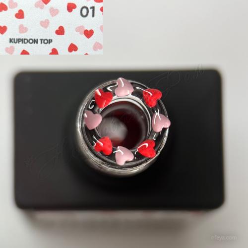 NAILSOFTHEDAY Top Kupidon Топ с сердечками, 10 мл