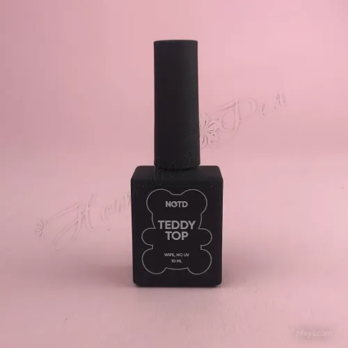 NAILSOFTHEDAY Top Matte TEDDY Матовый плюшевый топ с ЛЖ без УФ-фильтров, 10 мл