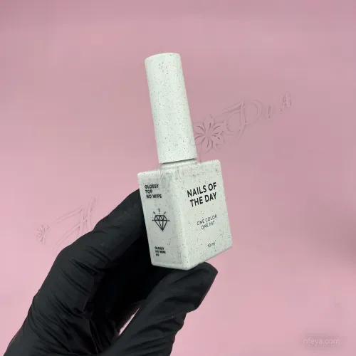 NAILSOFTHEDAY Top Glossy No Wipe Глянцевий топ без ЛШ та з УФ-фільтрами, 10 мл