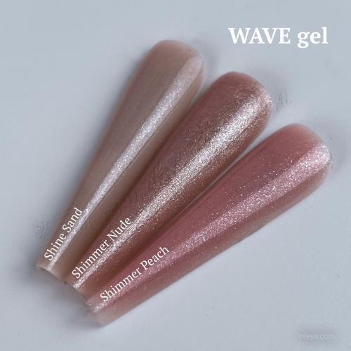 Wave Eurogel LFX Камуфлюючий, 30 г (Sand Shine, Milk SILVER, Milk OPAL, Shimmer) led