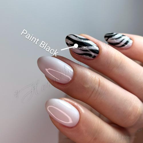 DARK Black gel paint Краска для дизайна, 5 г