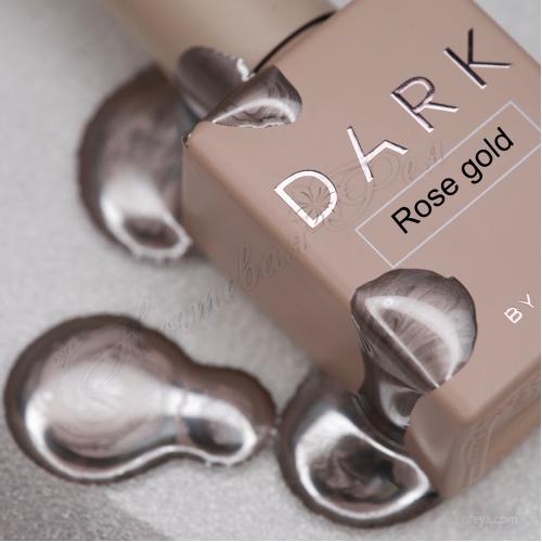DARK Metal gel paint (Rose Gold, Silver) Металізована фарба для дизайну, 5 г