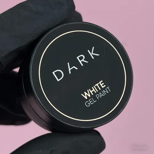DARK Gel paint (Rose Gold, Black, White) Краска для дизайна, 5 г
