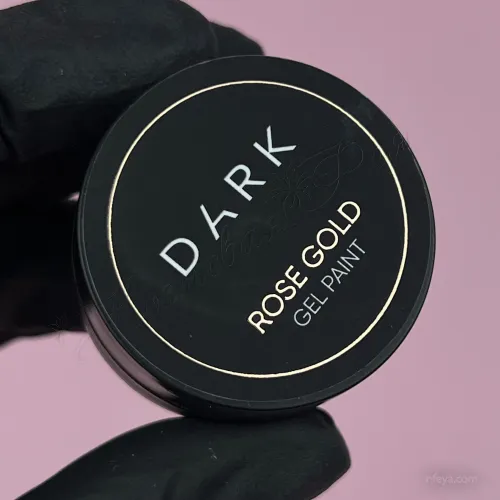 DARK Gel paint (Rose Gold, Black, White) Краска для дизайна, 5 г