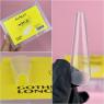 Komilfo AcryGel Nail Forms (Long Gothic, Long Arch) Верхні форми ДОВГІ, 130 шт