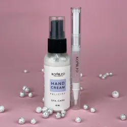Komilfo Набор Spa Care Крем для рук, 50 мл Масло для кутикули Felicity, 2 мл