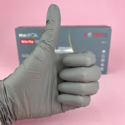 MediOk Ash Перчатки нитриловые серые, 100 шт