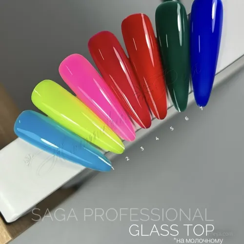 Saga GLASS Top Вітражний топ без липкого шару, 9 мл
