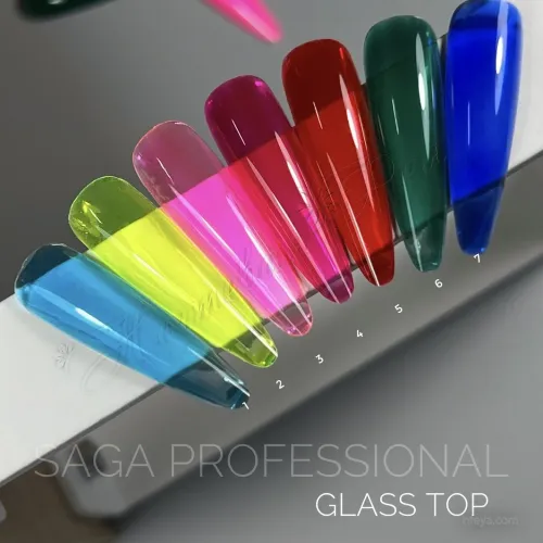Saga GLASS Top Вітражний топ без липкого шару, 9 мл